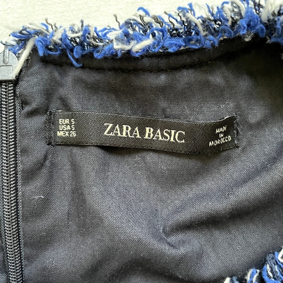 Zara Basic Mini Dress with Cut Outs Size S - Picture 7 of 8